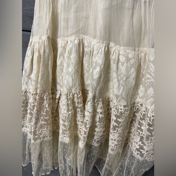 GORGEOUS Raga Anthropologie Layered Lacy Babydoll Minj Dress Sz Large - Picture 6 of 9